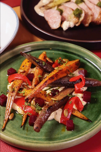 Grilled Organic Carrots